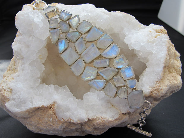 Moonstone Faceted Bracelet 1