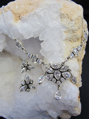 Delicate White Topaz Necklace 1