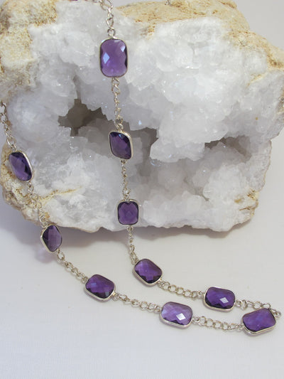 Delicate Amethyst Quartz Necklace