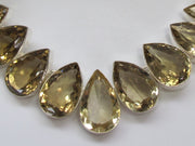 Honey Citrine Quartz Crystal Gemstones Necklace