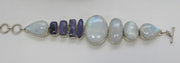 Moonstone Bracelet 4 with Charoite