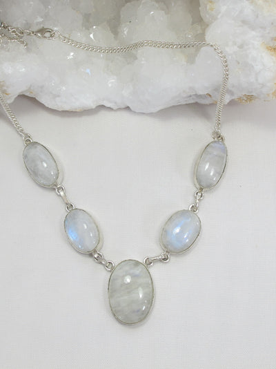 Delicate Moonstone Necklace 1