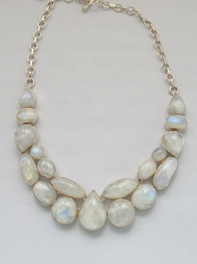 Moonstone Teardrop Collar 1