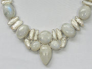 Moonstone and Pearl Necklace 1