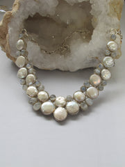 Moonstone and Pearl Necklace 2