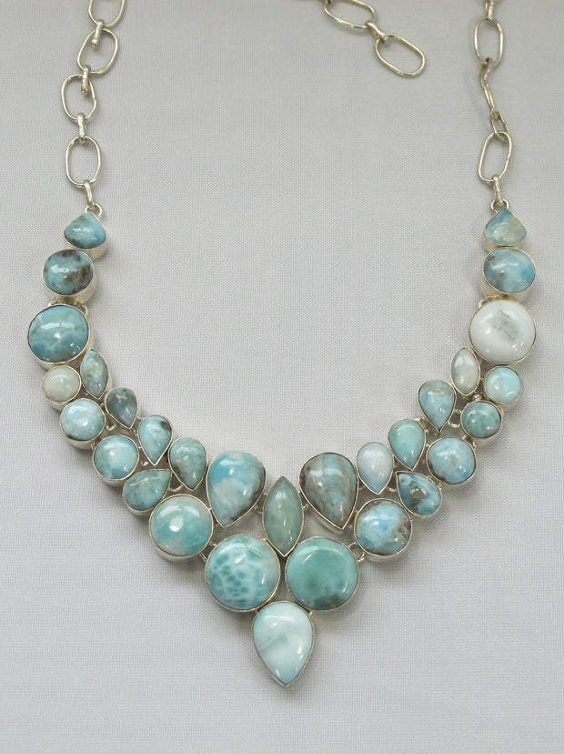 Large Larimar Necklace 3