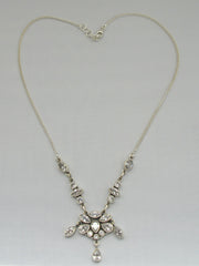 Delicate White Topaz Necklace 1