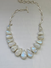 Moonstone Teardrop Collar 3