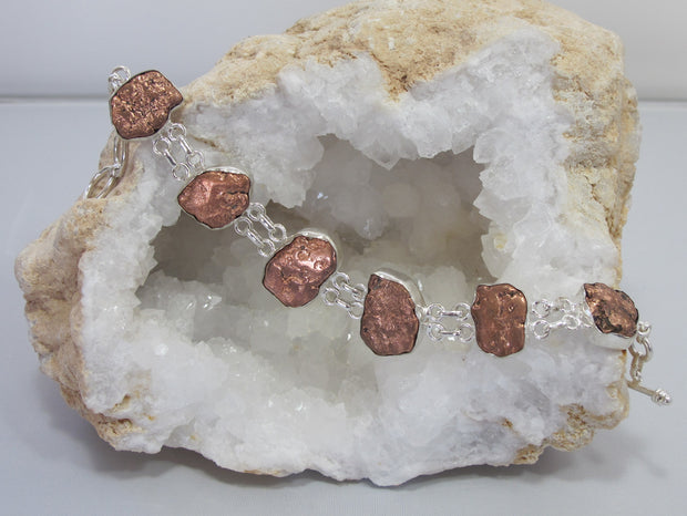 Copper Nugget Bracelet 2