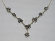 Sterling and Meteorite Necklace 4