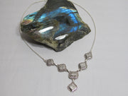 Sterling and Meteorite Necklace 2