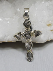 Meteorite and Sterling Cross 1