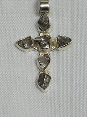 Meteorite and Sterling Cross 1