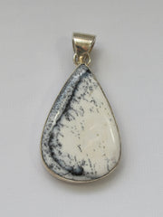 Dendritic Opal Teardrop Pendant 1