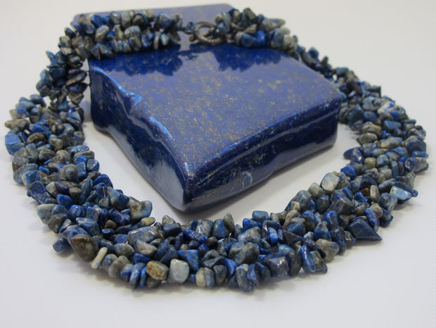 Lapis Beaded Necklace